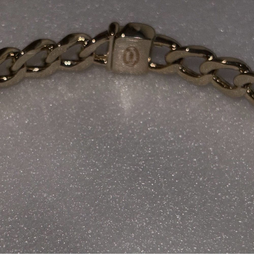 CHANEL open interlocking CC gold tone Metal Choker necklace - Picture 7 of 8